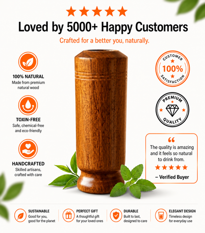OZO™ Pure Ayurvedic Vijaysar Glass