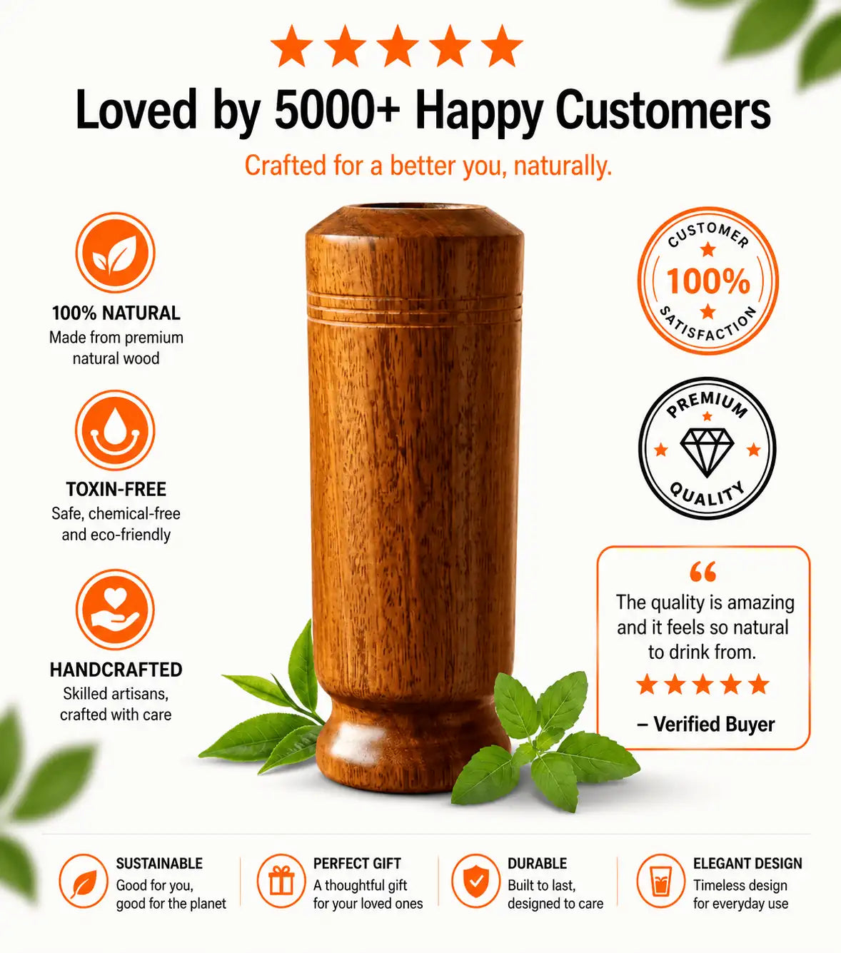 OZO™ Pure Ayurvedic Vijaysar Glass